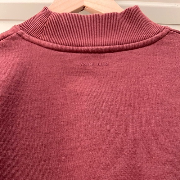 Anine Bing Maroon Sweatshirt - Picture 6 of 6